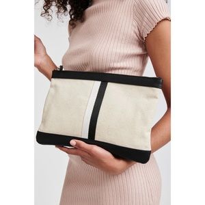 Ibiza Canvas Clutch